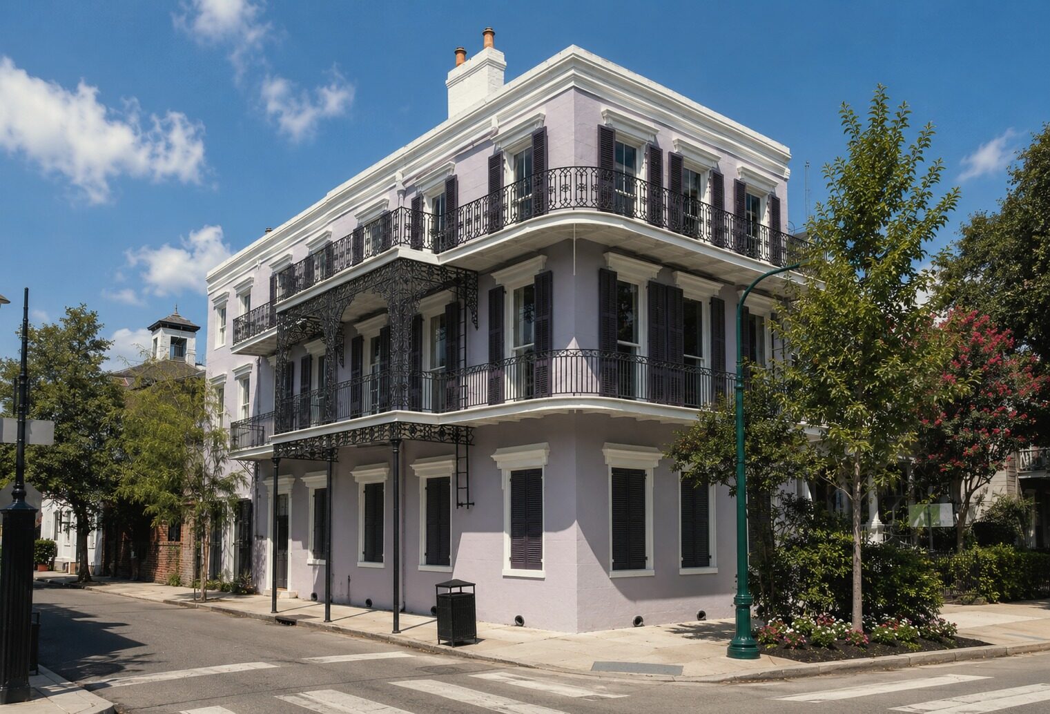 1002 Esplanade Avenue, New Orleans - 19th-century masonry building renovated by DuCar Construction under Vieux Carre Commission review
