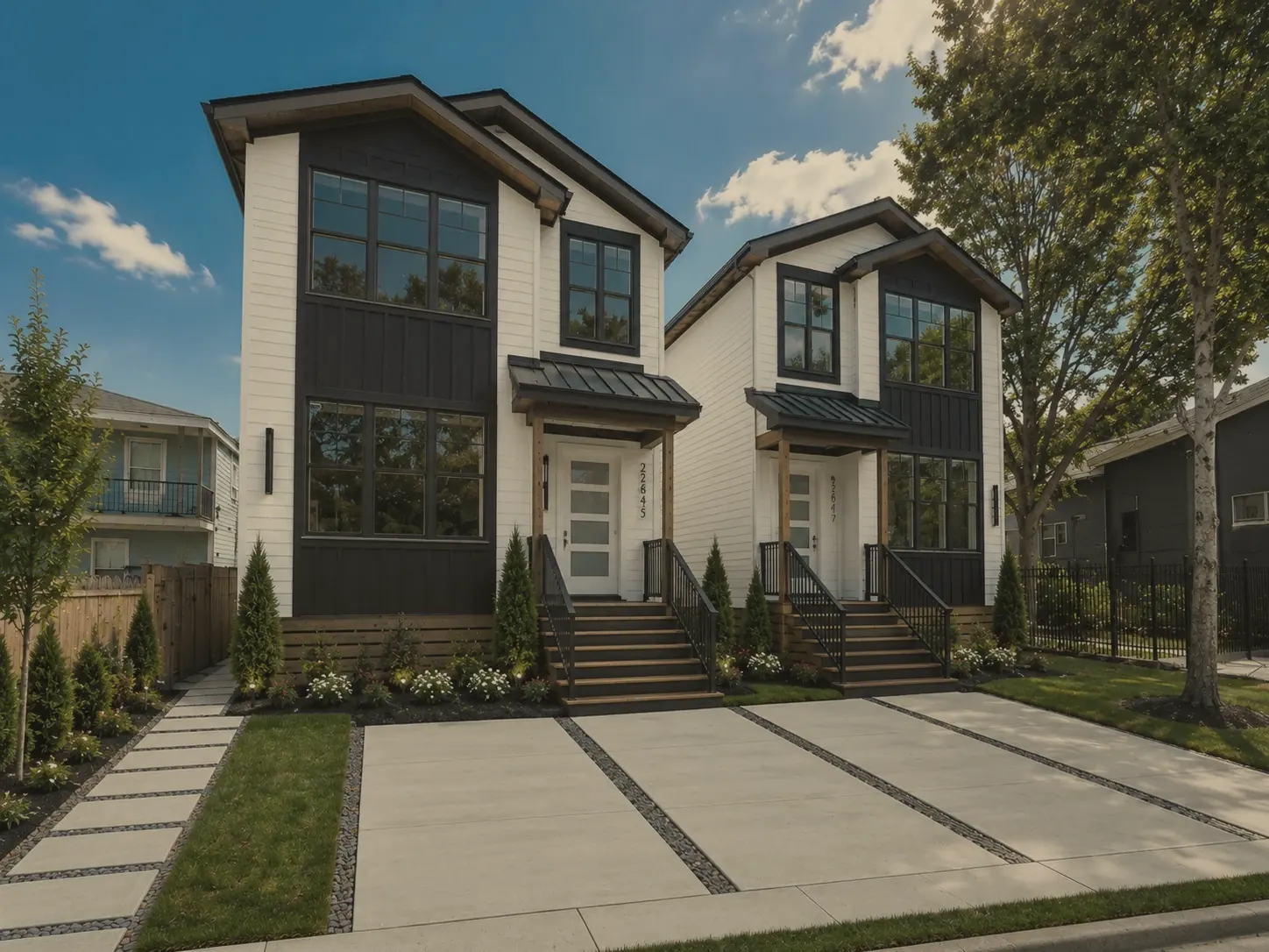 Modern investment build